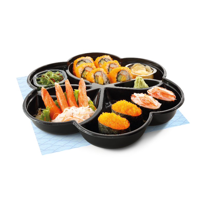 Alaska Sashimi & Ebiko Bento Set Alaska Sashimi & Ebiko Bento Set